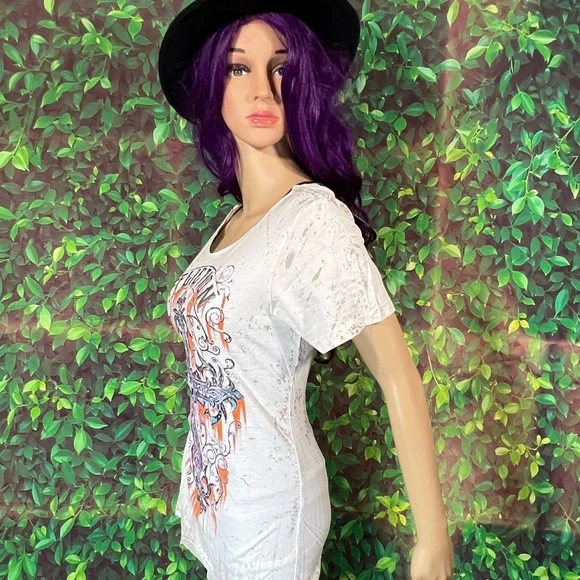 Affliction Women’s T-Shirt - Picture 4 of 12